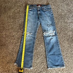 Hollister 90’s Ripped Distressed Boot Cut Jeans